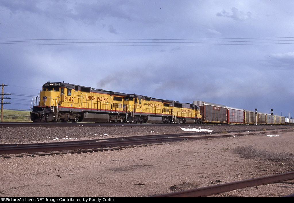 UP 9142 near Laramie